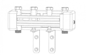 Distribuitor Herz Pumpfix Combi cu butelie de egalizare, 3 cai, DN25 - Img 3