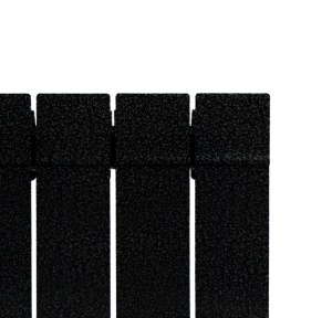 Element FONDITAL Garda S/90 din aluminiu 1800 mm, Hammered Black - Img 3