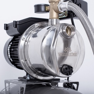 Hidrofor cu pompa autoamorsanta Wasserkonig, inox, putere 900 W, inaltime refulare 50 m, debit 3720 l/h, vas de expansiune 24 litri, IS506225 - Img 4