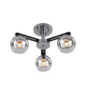 Lustra Quark cu 3 surse de iluminat, E27, IP20, model 06542/3, Chrome