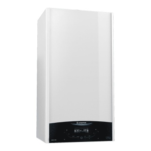 Centrala termica in condensare Ariston Genus One+ 24 kW, Clasa A, Schimbator de caldura XtraTech, Ecran LCD tactil, Meniu in limba romana, Autodiagnoza, Kit de evacuare inclus