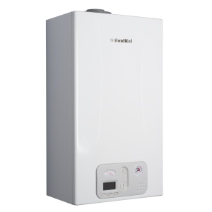 Pachet Economie si Eficienta - Centrala termica pe gaz/GPL in condensare Fondital Antea KC 24 kW, incalzire si ACM, Clasa A, Kit de evacuare inclus, calorifere, robineti tur/retur, cap termostatic Wi-Fi si termostat inteligent KOPH I302