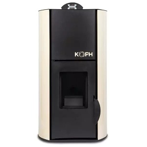 Pachet termosemineu cu peleti KOPH PM 18 kW, 120 mp, buncar 15 kg, diametru cos fum ⌀80 mm, pompa recirculare si vas expansiune incorporate, Crem, Calorifere, Grup siguranta - Img 7