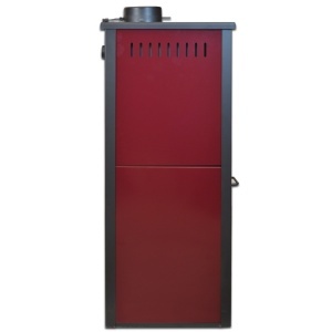 Pachet Termosemineu pe lemn Termax Alma, 11.52 kW, randament 85.59%, 75 m², Bordo, Grup siguranta, Pompa recirculare si Boiler termoelectric Tesy 80 litri - Img 3