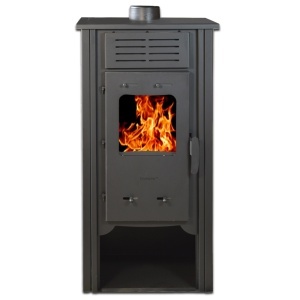 Pachet Termosemineu pe lemn Termax Hydra, 6.5 kW, randament 75.5%, 43 m², Bej, Calorifere, Pompa Recirculare, Grup siguranta, Vas expansiune, Robineti tur/retur, Aspirator cenusa si Boiler termoelectric Tesy 80 litri - Img 3