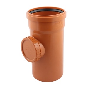 Piesa curatare PVC, cu inel, Ø 160 mm
