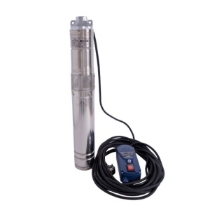 Pompa submersibila cu surub Wasserkonig, pentru ape curate, diametru 4", putere 1600 W, debit 3000 l/h, inaltime refulare 125 m, SI12550 - Img 2