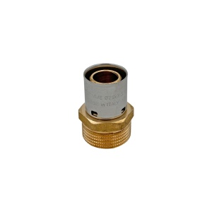 Racord alama Tiemme 25 x 3/4E, pentru teava multistrat - Img 2