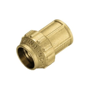 Racord compresie alama Tiemme Ø32 x 1", FI, cu o-ring, pentru teava multistrat