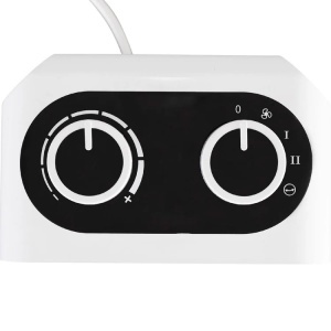 Radiator ceramic Home FK 51,1500 W, 2 trepte de putere, alb - Img 5