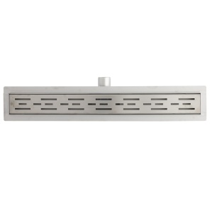 Rigola din otel inoxidabil Clasic VEN-S407A, 400 x 70 mm, membrana hidroizolanta, evacuare orizontala: Ø 40mm, Everpro - Img 2
