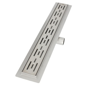Rigola din otel inoxidabil Clasic VEN-S707A, 700 x 70 mm, membrana hidroizolanta, evacuare orizontala: Ø 40mm, Everpro