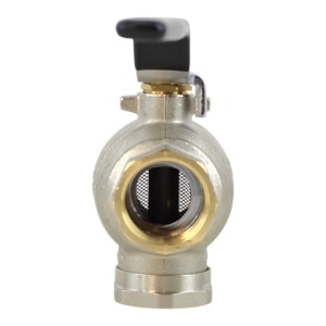 Robinet cu bila Ermetiq, filtru sita si magnet, 3 in 1, 1", PN40, alama - Img 7