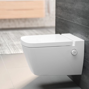 Set TECEone vas WC cu functie de bideu, apa calda si rece, cu capac clasic - Img 4
