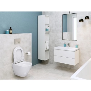 Set vas WC suspendat City, capac inclus, K701-104, alb - Img 5