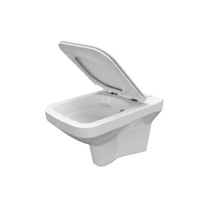 Set vas WC suspendat Como CleanOn, capac inclus soft close si rezervor incastrat, S701-818, alb - Img 3
