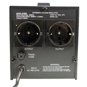 Stabilizator de tensiune cu releu PNI-M800VA, 800VA / 480W - Img 5