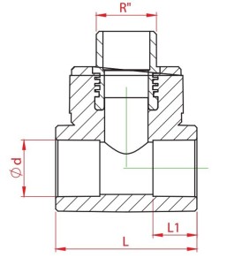 Teu PPR alb, Ø20-1/2 E-20