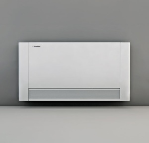Ventiloconvector standard de pardoseala Fondital Aural One 60 SX, design modern si elegant, 1125 x 579 x 129 mm, motor cu tehnologie inverter, Alb - Img 4