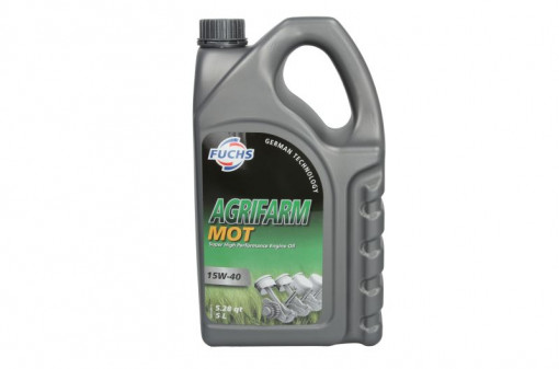 Ulei motor AGRIFARM (5L) 15W40 CI-4; SL; ACEA E7; ALLISON C4; CATERPILLAR ECF-1A; CATERPILLAR ECF-2; CATERPILLAR TO-2; CUMMINS 20071; CUMMINS 20076; CUMMINS 20077; CUMMINS 20078; DETROIT DI