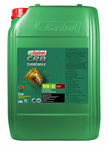 Ulei motor CRB Turbo (20L) 10W40 CI-4; ACEA E4; E7; CUMMINS 20077; CUMMINS 20078; DETROIT DIESEL 93K215; DEUTZ DQC III-10; MACK EO-N; MAN 3277; MB 228.5; MTU TYP 3; RENAULT RLD-2; VOLVO VDS-3