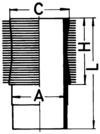 Camasa cilindru DEUTZ-KHD 102.0 (F3-6L913 7/80-, 1/82- BF4L913/C/T, BF6L913 / T 5/78-, F3L913G 81 -)