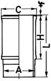 Camasa cilindru 98.425 IHC-CASE (D/UD155, D/UD206, D/UD310)