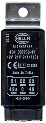 Modul semnalizare (12V; numar pini: 6; 2+1+1x21W, 8x21W) MASSEY FERGUSON MF 5400 01.08-