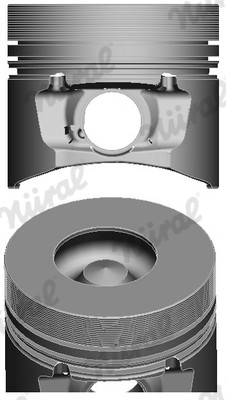 Piston (diametru 94,5mm, +0.50,00) DEUTZ AHLMANN AL; ATLAS COPCO QAS/QAX; DITCH WITCH RT; GEHL 4000; JLG 800; PUTZMEISTER MIXOKRET; TEREX SKL BF4L1011FT-F4M2011