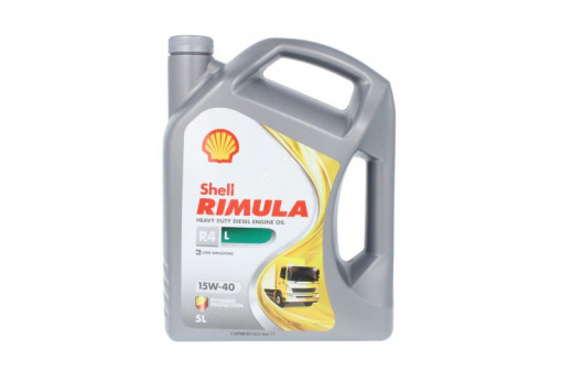 Ulei motor RIMULA (5L) 15W40 CH-4; CI-4; CI-4+; CJ-4; CK-4; ACEA E7; E9; CATERPILLAR ECF-2; CATERPILLAR ECF-3; CUMMINS 20071; CUMMINS 20072; CUMMINS 20077; CUMMINS 20081; DEUTZ DQC III