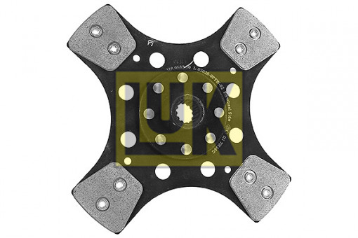 Disc ambreiaj ceramica (280mm; 4) DEUTZ FAHR AGROPLUS; HUERLIMANN JOKER, XE; LAMBORGHINI CRONO, REKORD; SAME ARGON 3, SAME, TIGER 1000.3-1000.3WTI3