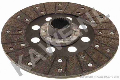 Disc ambreiaj organic (280mm) profil complet ZETOR 3000, 4000, 5000, 6000, 7000, 8000, MAJOR, PROXIMA, SUPER; JOHN DEERE 2000 4219D-Z7702