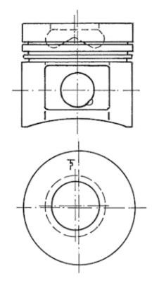 Piston (diametru 91,5mm, +0.50,00) ATLAS COPCO XAS; GEHL 5000, SL F3M1011F/F4M1011F