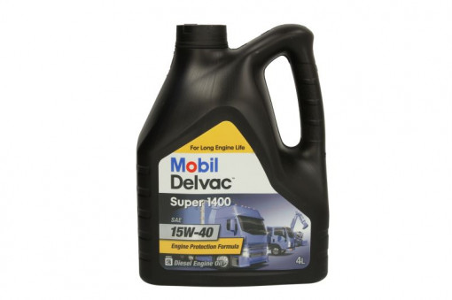 Ulei motor DELVAC (4L) 15W40 CF; CG-4; SJ; ACEA A3; B3; B4; E3; MAN 3275; MB 228.3; VOLVO VDS-2