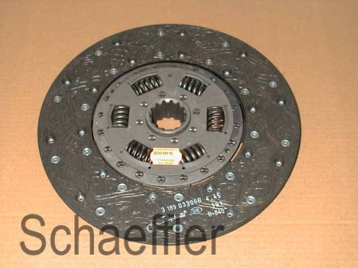 Disc ambreiaj organic (280mm) profil complet AGRIFULL 46, 66, 8000, DERBY, GRISO, JOLLY, MK II, RODEO, TORNADO, TOSELLI; CASE IH AVJ, FARMALL, JX, VJ; FIAT 400, 500, 5000 8035.01-F5C