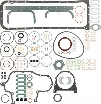 Set garnituri complet motor FENDT 300; AHLMANN AS; ATLAS 1000, AB / AB 02, COPCO ST, COPCO STS, COPCO VSS; BOMAG BW; CASE IH 70, 90, MC, S, SC; CLAAS GIGANT, MERCUR; DEUTZ FAHR 10000