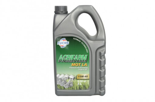 Ulei motor AGRIFARM (5L) 15W40 (DPF; SCR) CJ-4; CK-4; ACEA E9; CUMMINS 20086; DEUTZ DQC III-10 LA; MAN 3575; MAN 3775; MTU TYP 2.1