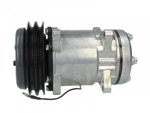 Compresor aer conditionat 12V potrivit MASSEY FERGUSON 1014, 1024, 1114, 1134, 2680, 2685, 2725, 362 N, 372 N, 375, 382 N, 390, 398, 399, 3050, 3060, 3065, 3070, 3075, 3080, 3090 (R134a)