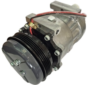 Compresor climatizare 12V potrivit CASE IH 105 A 2WD, 105 A 4WD, 105 C, 106 U, 115 A 2WD, 115 A 4WD, 115 U, 55 A 2WD, 55 A 4WD, 55 C, 65 A, 65 C, 75 A, 75 C, 85 A 2WD, 85 A 4WD (R134a) - Img 2