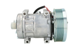 Compresor climatizare 12V potrivit CASE IH 235, 290, 315, 340, 180, 190, 200, 210, 215, 220, 225, 240, 245, 250, 255, 260, 2654, 275, 280, 305, 310, 3154, 335, 370, 380, 400 (R134a) - Img 3