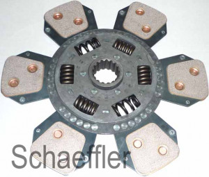 Disc ambreiaj ceramica potrivit CASE IH 115, 125, 115 MAXXUM, 115 MAXXUM X, 115 PRO; NEW HOLLAND T6030, T6050, TS115A 2WD (348mm, numar adaptori: 6) - Img 2