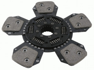 Disc ambreiaj ceramica potrivit CASE IH MXM; FIATAGRI F; NEW HOLLAND 8000, M, TM 675TA/HB-8065.16 (330mm, 5) - Img 2