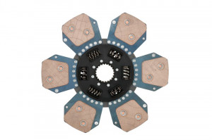 Disc ambreiaj ceramica potrivit DEUTZ FAHR 4.61, 4.68, 4.71, 4.78, 6.08, 6.11, 6.21, 6.28, 6.31, 6.38, DX 4.61, DX 4.71, DX 6.11, DX 6.31, 6.05 (330mm, numar adaptori: 6) - Img 2
