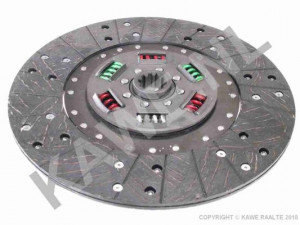 Disc ambreiaj organic potrivit JOHN DEERE 1640, 2040, 2040F, 2040S, 2140, 2140DT, 2250, 2250F, 2350 2WD, 2350 4WD, 2355, 2450, 2450F, 2550 4WD, 2650 N (JD 4 CYL) (320mm profil complet) - Img 3