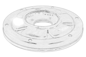 Disc ambreiaj potrivit JOHN DEERE 6140 M, 6145 J, 6145M, 6150 M, 6150 R, 6155M, 6155R, 6170 M, 6170 R, 6175M, 6175R, 6190 R, 6830 PREMIUM, 6930 PREMIUM, 7330, 7430, 7530