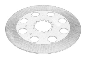 Disc frana potrivit JCB 2CX, 2CXL, 2CXS, 2CXSL, 2CX-SMO, 3CX, 3CX SITEMASTER, 3CX-2, 3CX-4, 3CXC, 3CXS, 3CXT, 4CX, 4CXC, 409, 409B, 5CX, 520-55, 530, 530 BHL-2, 530 BHL-4, 530-110, 530-120
