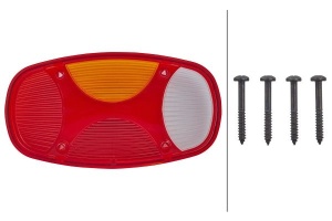 Elementul lampii spate Dreapta (12/24V, cu indicator, lampa mers inapoi, cu lumini frana, lumini parcare/pozitie, reflector, universal) potrivit John Deere 315SK, 315SL - Img 3