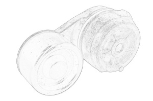 Intinzator curea distributie potrivit CLAAS 547, 557, 567, 577, 616, 617 ATZ, 656, 657, 697 ATZ, 816, 826, 836, 410, 420, 430, 510, 520, 530, 540, 610, 620, 630, 640, 810, 820, 830