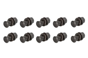 Kingpin elements (bolt; nut; washer, 10 pcs.)