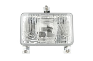 Lampa frontala Dreapta/Stanga (H4, manual, garnitura principala a becului, bec de 12V, culoare insert: cromat) potrivita Massey Ferguson 200,2000,300,3000,6000,9000